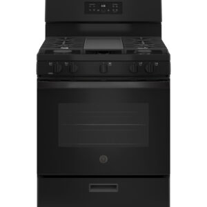 GE® 30" Free-Standing Gas Range - Black