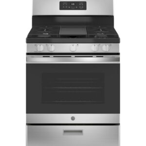 GE® 30" Free-Standing Gas Range - Stainless Steel