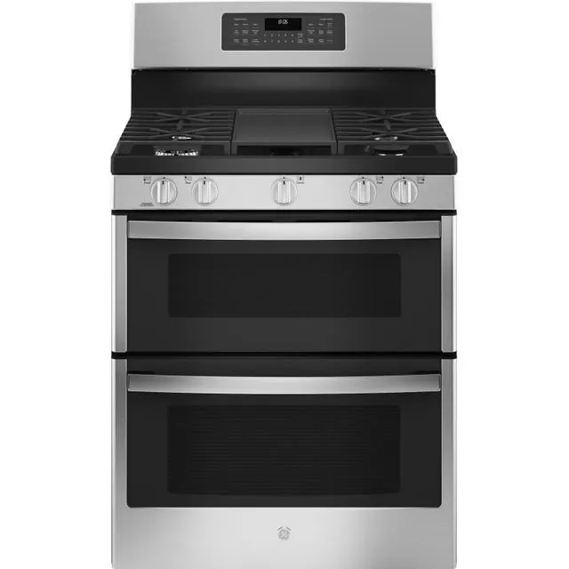GE 30" Free-Standing Gas Double Oven Convection Range