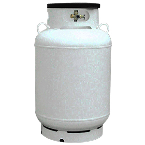 Steel Propane Cylinder - 200# ASME w/ Gauge