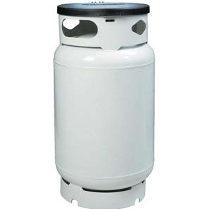 Steel Propane Cylinder Mini - 100# w/ Gauge